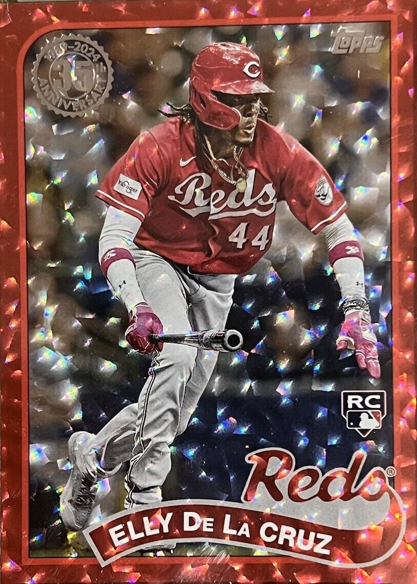 Elly De La Cruz 2024 Topps #89B-69 1989 Topps - Red Foil /5